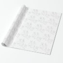 Search for rabbits wrapping paper White