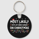 Search for gamers key rings Merry christmas
