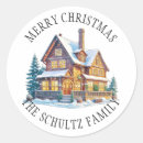 Search for christmas log stickers Snow