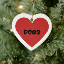 Search for family with dog christmas tree decorations Red