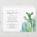 Search for cacti baby shower invitations Modern