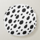 Search for black and white spots cushions Cow