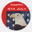 Search for bald round stickers Stars and stripes