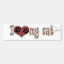 Search for i love cats bumper stickers Pets