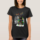 Search for pug christmas tshirts Black