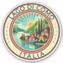 Search for como stickers Lake como italy