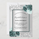 Search for green and silver invitations Winter