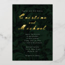 Search for royal green wedding invitations Vintage