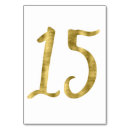 Search for 15 tables table cards Number
