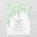 Search for leaf engagement party invitations Green