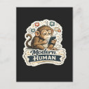 Search for funny monkey postcards Chimpanzee