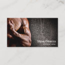 Search for strength business cards Muscle