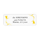 Search for tulips return address labels Simple