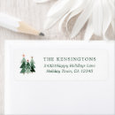 Search for dark green return address labels Rustic