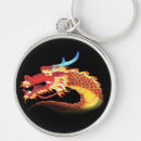 Search for black dragon key rings Red
