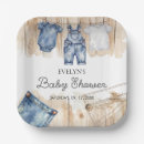Search for denim plates Blue jean baby shower