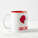 Search for secret santa mugs Red
