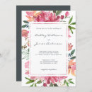 Search for ruby wedding invitations Watercolor