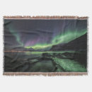 Search for aurora borealis blankets Northern lights