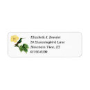 Search for yellow hibiscus return address labels Floral