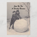 Search for vintage snowman invitations Party