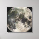 Search for full moon canvas prints Space