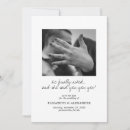 Search for he asked she said yes invitations Typography