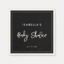 Search for baby shower napkins Typography