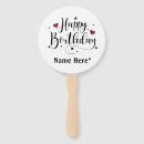 Search for happy birthday hand fans Modern