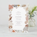 Search for coral beach wedding invitations Watercolor