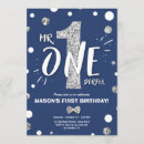 Search for royal 1st birthday invitations Silver