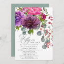 Search for ladies 50th birthday invitations Floral