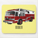 Search for fire engine mouse mats Firefighting