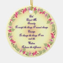 Search for serenity prayer christmas tree decorations Christian