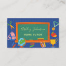 Search for home tutor business cards School