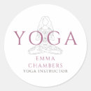 Search for yoga instructor stickers Simple