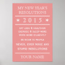 Search for new years resolution posters Typography