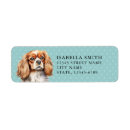 Search for cavalier king charles return address labels Cavie