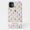 Search for tree pattern iphone cases Pink