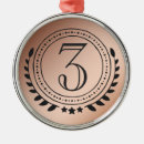 Search for bronze christmas tree decorations Third place