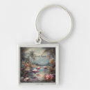 Search for palm tree painting key rings Tropical