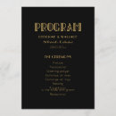 Search for art deco wedding programmes Elegant