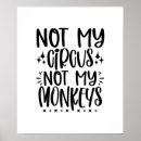 Search for funny monkey posters Typography