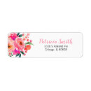 Search for bridal bouquet return address labels Watercolor