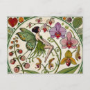 Search for flower illustration postcards Fairies