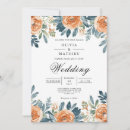 Search for teal and burnt orange wedding invitations Rustic