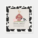 Search for farm animals napkins Barnyard