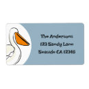 Search for pelican return address labels Ocean