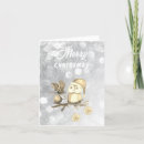 Search for cute owl christmas cards Winter