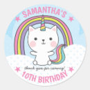 Search for unicorn cat stickers Kawaii